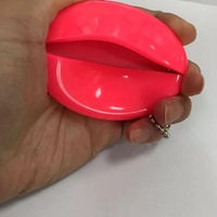 실리콘 PVC 동전 지갑 투명 컬러 파우치