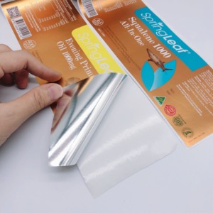 Tùy chỉnh in ấn logo dính không thấm nước CuộN Jar nhựa thủy tinh chai bao bì nhãn - Product Image 1