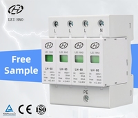 Protector Contra Sobretensiones LEIHAO DC SPD 440V AC 4P 60kA T2 para Sistemas Solares Industriales, Protección Contra Rayos EN 61643-11 para Equipos Electrónicos