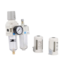 Unité de traitement d'air pneumatique durable AFC G1/4 avec filtre et régulateur pour compresseur