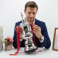 Trophée de football FA Cup 2026 personnalisé, toutes tailles (18cm, 32cm, 44cm, 60cm) – Le meilleur trophée de grande taille
