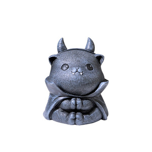 Adorable figurine de chat démoniaque en résine, thème Halloween, pour décoration de salon, cadeau de fête de déménagement, artisanat pour la maison - Product Image 5