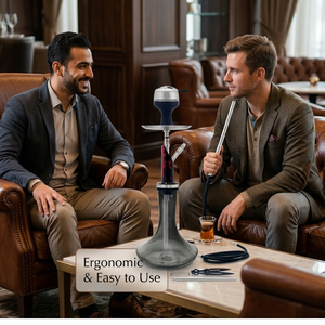 Ensemble complet de chicha de haute qualité avec accessoires en acier inoxydable pour bar, chicha avec bol en silicone - Product Image 3