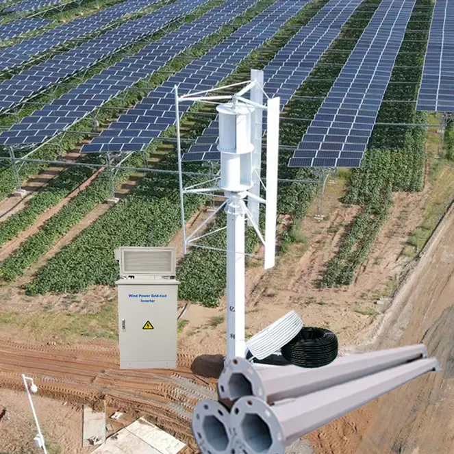 Quality Factory 10kw 15kw 20kw wind generator on grid system off grid system 220v 380v household factory power plant uses