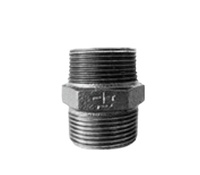 Raccord hexagonal égal en fonte malléable classe 150, directement de l'usine |   Raccord fileté mâle résistant à la corrosion pour tuyauterie industrielle