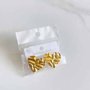 Pendientes de Acero Inoxidable Retro, Antideslustre, Chapados en Oro de 18k, Pendientes Geométricos Franceses Retro para Mujer, Joyería para Orejas - Product Image 5