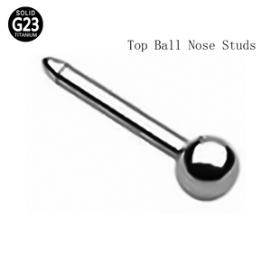 Moda nariz tachuelas ASTM F136 titanio joyería G23 titanio nariz anillos Piercing cuerpo nariz joyería - Product Image 4