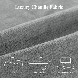 2026 Best Selling Meroow MS1 Durable Chenille Modular <b>Sofa</b>, 42.5cm Seat Height Sectional Couch for UK Market - Product Image 6