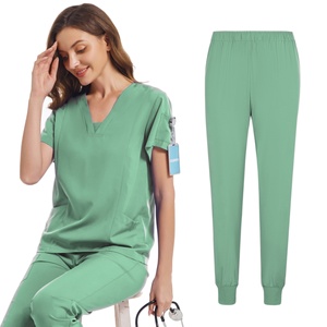 ชุดขัดฟันชุดผ่าตัดสำหรับผู้หญิงเครื่องแบบคลินิกสำหรับใส่ทำงานในโรงพยาบาล - Product Image 1