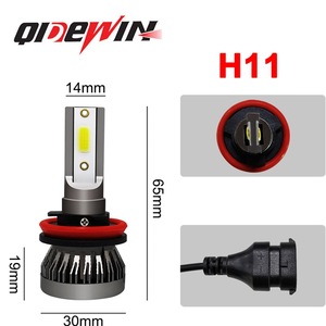 หลอดไฟหน้ารถยนต์ QideWin 9005 LED 12000lm 65w สำหรับเปลี่ยนหลอดไฟหน้ารถยนต์ - Product Image 4