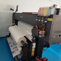Meilleure qualité 1.9m imprimante traceur d'imprimante à sublimation thermique à 4 têtes pour l'impression de tissus en polyester