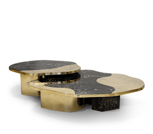 Cao cấp biệt thự thép không gỉ nối tự nhiên màu xanh lá cây lạnh bảng trung tâm Boca do Lobo bảng trung tâm - Product Image 4