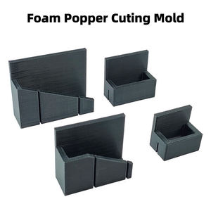 Moule <span class=keywords><strong>de</strong></span> découpe pour <span class=keywords><strong>popper</strong></span> en mousse, outils <span class=keywords><strong>de</strong></span> montage <span class=keywords><strong>de</strong></span> mouches en plastique portables pour accessoires <span class=keywords><strong>de</strong></span> pêche, utilisation en rivière et en ruisseau - Product Image 3