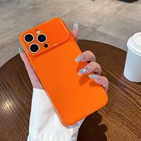 Coques de téléphone BAILI Factory en TPU souple anti-chute, couleur unie, transformables instantanément en IP 17 PRO MAX, grande fenêtre, protection lisse