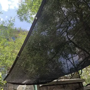 <span class=keywords><strong>Rete</strong></span> <span class=keywords><strong>Ombreggiante</strong></span> Nera in HDPE a 3 Aghi, Resistente, Anti-UV, per Giardino, Piante, Serra, Agricoltura, Tenda da Esterno - Product Image 2