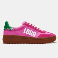 Baskets de basketball rétro personnalisées pour hommes, modèle de luxe marron avec design mocassins à bout, tige tendance en PU, semelle intérieure, pour hommes et femmes