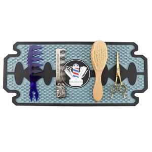 Tapis en silicone antidérapant professionnel résistant à la chaleur pour outils de <span class=keywords><strong>coiffure</strong></span>, lisseur et fer à friser pour barbier - Product Image 1