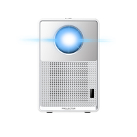 Proyector Holográfico Portátil Inteligente con Android 11.0, WiFi de Doble Banda, 2+8GB, Enfoque Automático y Video Beamer