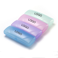 Étui à lunettes personnalisé avec logo, étui rigide en plastique pour lunettes de soleil, étui pour lunettes de lecture