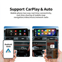 Radio para Auto con GPS y Cámara de Reversa para BMW Serie 5 F10 CIC NBT 10.25/12.3 pulgadas, Carplay, Android Auto, Autoestéreo para Tablero