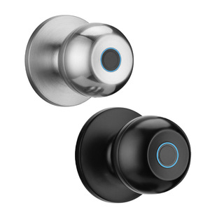 Cerradura Eléctrica Inteligente TuyaWiFi para Puerta de Madera, de Acero Inoxidable, Esférica, para Interiores, Sin Cables, con Acceso por Huella Dactilar, Nueva Versión - Product Image 1