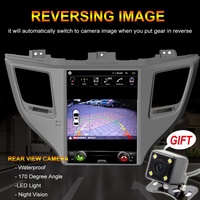 Écran vertical de 10,4 pouces pour voiture, navigation GPS Android, lecteur vidéo radio pour Hyundai Tucson Ix35 2015 2016 2017 2018, autoradio