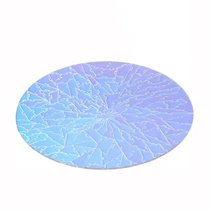 Laser Cut Round Clear Acrylic Broken Jigsaw Puzzles Neon Acrylic shattered Jigsaw Puzzle For Toy Shop