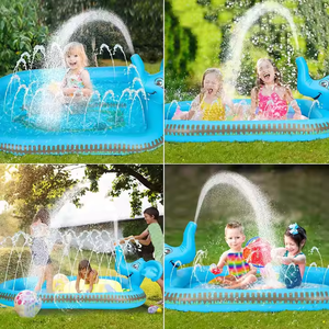 Juguete Inflable de Elefante con Rociador de Agua para Jugar en el Agua en Verano, Piscina de Chapoteo para Bebés o Piscina de Pelotas - Product Image 5