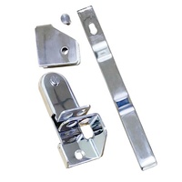 Acier inoxydable Conteneur Remorque Encastré Serrure De Porte Deux Point Camion Van Porte Arrière Engrenage De Verrouillage Pour Camion Réfrigéré