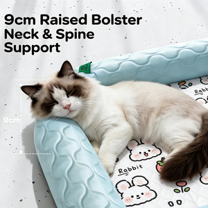 Summer Dog Cool Ice Silk <b>Nest</b> Four Seasons Universal Dog <b>Nest</b> with Pillow Cat <b>Nest</b> Sleeping Dog Mat Cross Border Wholesale - Product Image 6