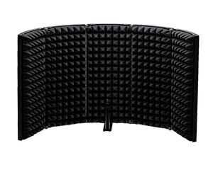 GPUB S135 Micrófono profesional Filtro <span class=keywords><strong>de</strong></span> sonido <span class=keywords><strong>Pantalla</strong></span> <span class=keywords><strong>de</strong></span> viento <span class=keywords><strong>de</strong></span> 5 puertas para accesorio <span class=keywords><strong>de</strong></span> grabación <span class=keywords><strong>de</strong></span> estudio y pieza - Product Image 1