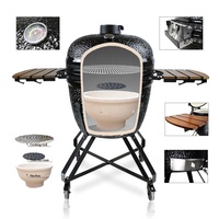 ACIER BBQ / SEB KAMADO Xxxl Gourmet Pod Fonte Top Vent Part Baratos Kamado Parrilla Big Size Joe Hoe Kamado Bono 26