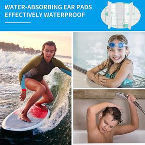 Protège-oreilles imperméables en film PU pour bébés, nouveau-nés et adultes ; protège-oreilles imperméables pour le bain, le shampoing et - Product Image 4