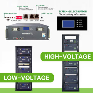 6000 ciclo Rack montaggio 48 V Lifepo4 batteria 100Ah 150Ah 300Ah 400Ah 48 Volt 51.2V 10Kwh 20kwh batteria solare agli ioni di litio - Product Image 2