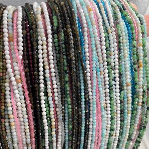 3mm Rose Opale Rose Quartz Cristal Agate Faceted Cut Stone <span class=keywords><strong>Beads</strong></span> for Jewelry Making DIY Amethyst Small Size Gemstone Spacer <span class=keywords><strong>Beads</strong></span> - Product Image 4