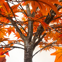 Faux plante d'automne paysage artificiel érables rouges japonais chinois Orange grande vente d'érable