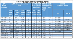 Slewing tốc độ cao xr820060 Thông tư chia bảng chéo mang con lăn - Product Image 3