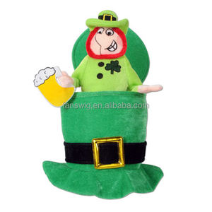 Chapeaux en feutre personnalisés imprimés, chapeaux trèfle pour la Saint-Patrick, accessoires de fête pour hommes et femmes - Product Image 3