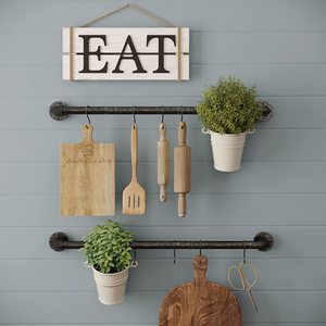 Conjunto de Placas de Parede de Madeira com Letras EAT para Cozinha Rústica Estilo Fazenda, Decoração para Sala de Jantar, Restaurante, Bar e Casa, Conjunto de Presente Atacado - Product Image 5