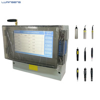 Analizador de Calidad del Agua Luminsens 6 en 1 con Pantalla Táctil en Línea y Sensores Multiparamétricos para Acuicultura DO/pH/TSS/COD/TDS/ORP