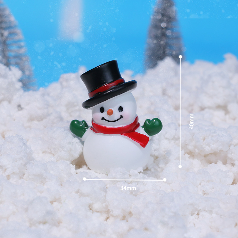 Black hat snowman
