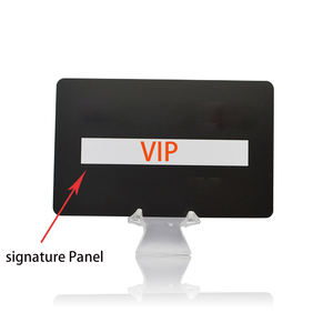 บัตรสมาชิกวีไอพีนามบัตร PVC แบบมีแถบพิมพ์ลายมือชื่อตามสั่ง - Product Image 2