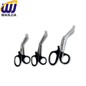 Forbici Veterinarie WANJIA in Acciaio Inossidabile, Cesoie Mediche per Trauma per Cliniche Veterinarie, Medicazioni Chirurgiche e Primo Soccorso - Product Image 1