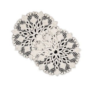 Mantel de <span class=keywords><strong>Tela</strong></span> Bordada de Lujo Ligero, Mantel Individual <span class=keywords><strong>para</strong></span> Cocina, <span class=keywords><strong>Comedor</strong></span>, Vajilla, Toalla de Té con Encaje, Venta Caliente Transfronteriza - Product Image 5