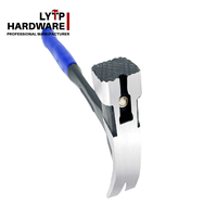 Marteau à griffes tout acier avec manche tout acier Noir Miroir Tête HRC Surface Plastique Matériau Titane marteau