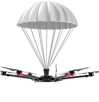 Ensemble complet de dispositifs de sauvetage par parachute pour drones agricoles