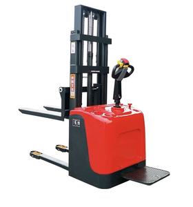 Apilador Eléctrico Uni-Silent de Alta Eficiencia con Plataforma para Operador, Capacidad de Elevación de 2000 kg, Carretilla Elevadora para Paletas CDD2025 - Product Image 1