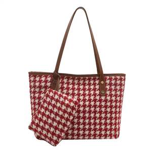 Bolso de hombro tipo tote para mujer, con cremallera, de gran capacidad, para primavera y verano, nuevo, elegante, estilo urbano, sencillo, para uso diario - Product Image 3