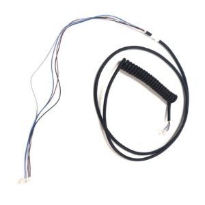 Câble spiralé 5x26AWG avec connecteur JST, <span class=keywords><strong>gaine</strong></span> en PU, fil flexible pour connexion de pont gauche/droit de la carte mère - Product Image 6