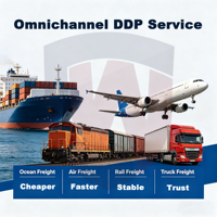 Solutions logistiques complètes EU DDP, service de livraison porte à porte pour les acheteurs de boutiques en ligne mondiales